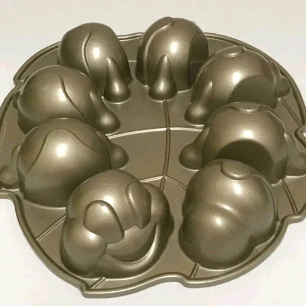 Nordic Ware USA Character Caterpiller Pan Cast Aluminum Nonstick Baking Mold